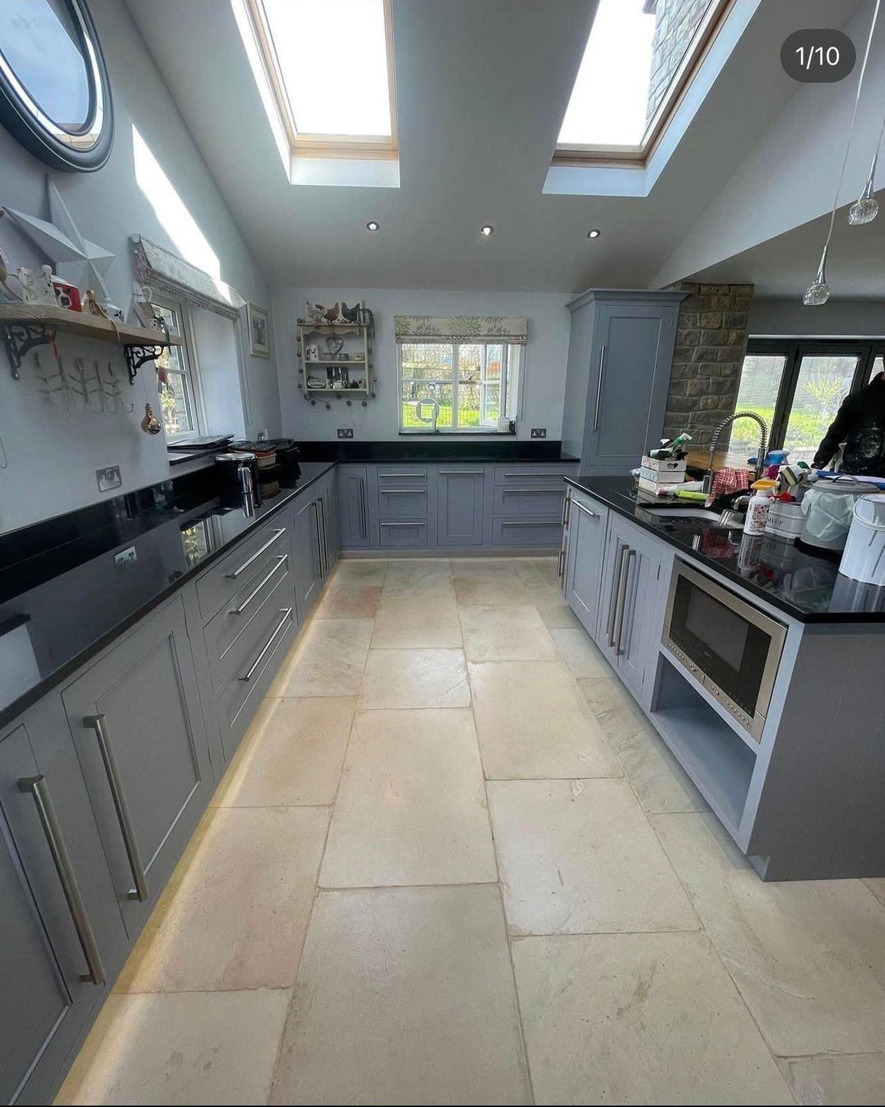 Sprayed kitchen project, Elite Refinishing Co, serving Caerphilly